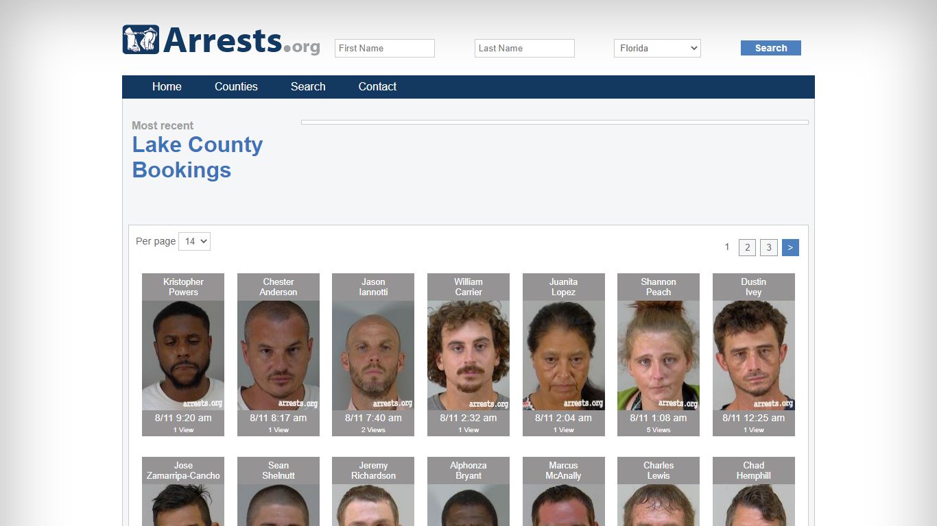 Lake County Arrests and Inmate Search
